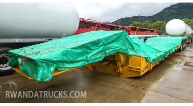 3 Axle 60 Ton Detachable Gooseneck Trailer will be Shipped to Rwanda
