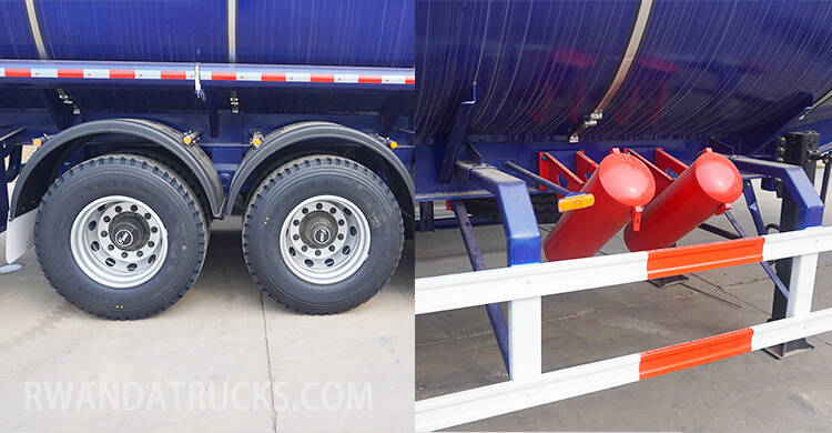 Tri Axle 45000L Fuel Tanker | Fuel Semi Trailer will be sent to Rwanda