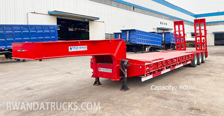 3 Axle Lowbed Trailer for Sale in Gisenyi Rwanda