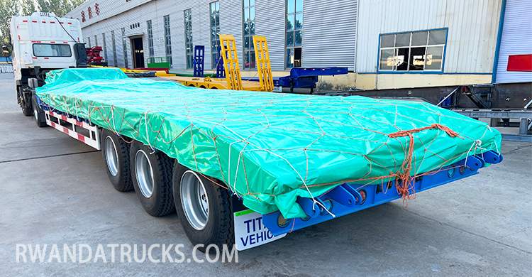 3 Axle Low Bed Truck for Sale in Kigali Rwanda