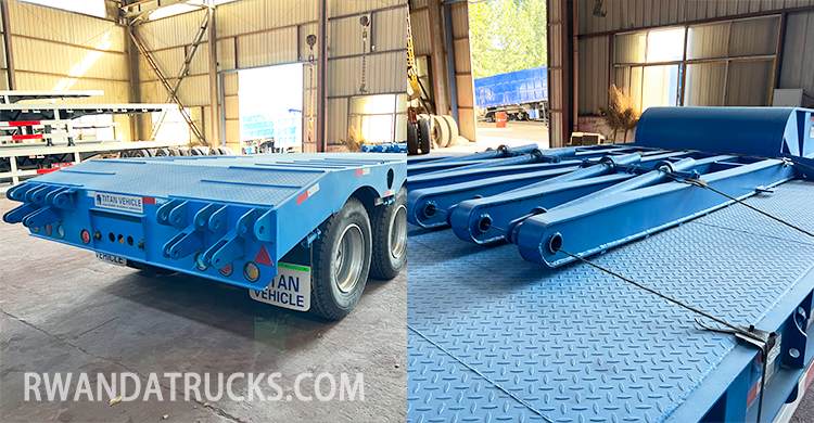 3 Axle Low Bed Truck for Sale in Kigali Rwanda