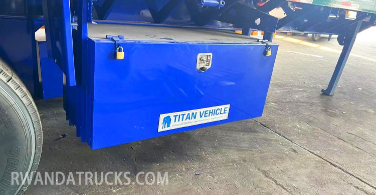 3 Axle 40ft Flatbed Container Trailer for Sale in Butare Rwanda