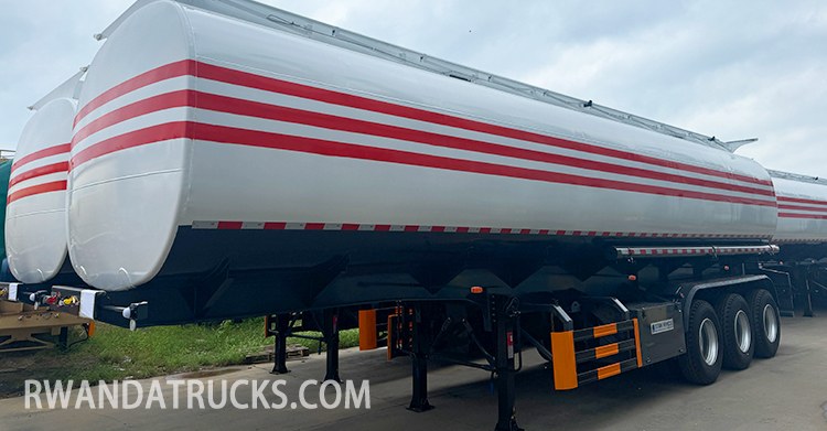 3 Axle 45000 Liters Diesel Tanker Trailer for Sale in Rwanda
