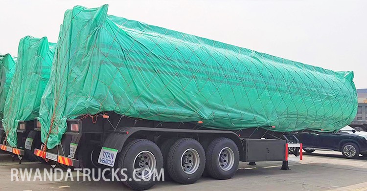 3 Axle 45000 Liters Diesel Tanker Trailer for Sale in Rwanda