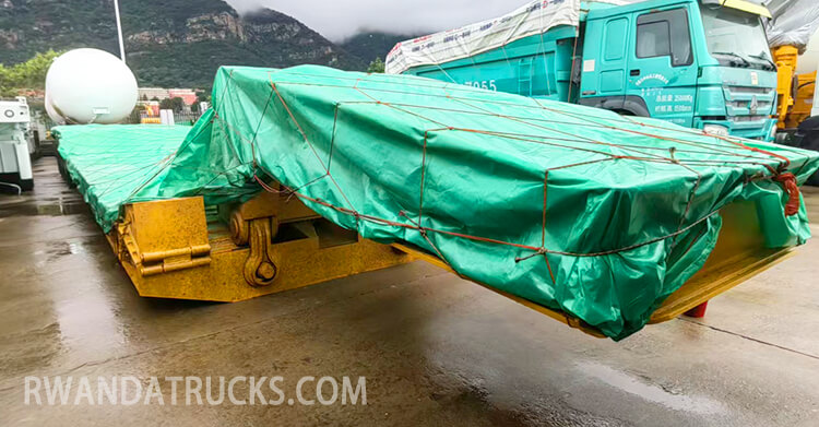 3 Axle 60 Ton Detachable Gooseneck Trailer for Sale in Rwanda