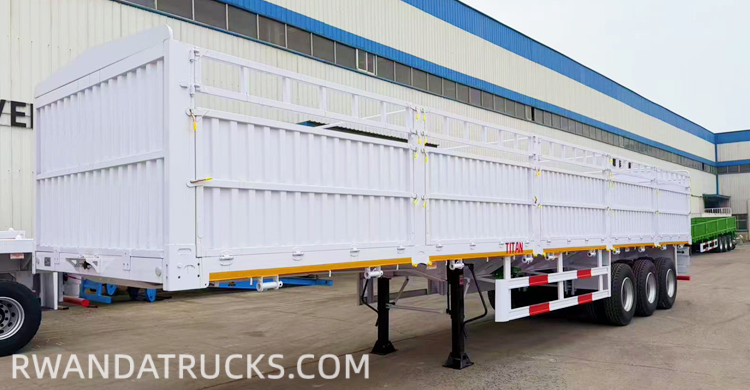 3 Axle Fence Truck Trailer for Sale in Rwanda