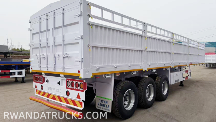 3 Axle Fence Truck Trailer for Sale in Rwanda