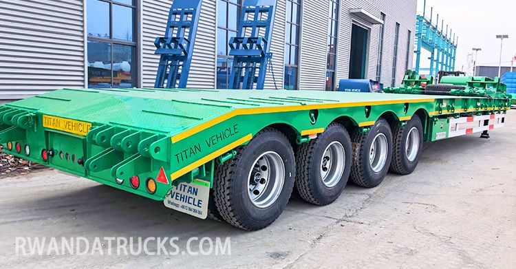 4 Axle Low Bed Trailer for Sale Price in Rwanda