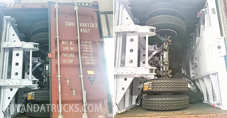 3 Axle Flatbed Semi Trailer for Sale in Rwanda