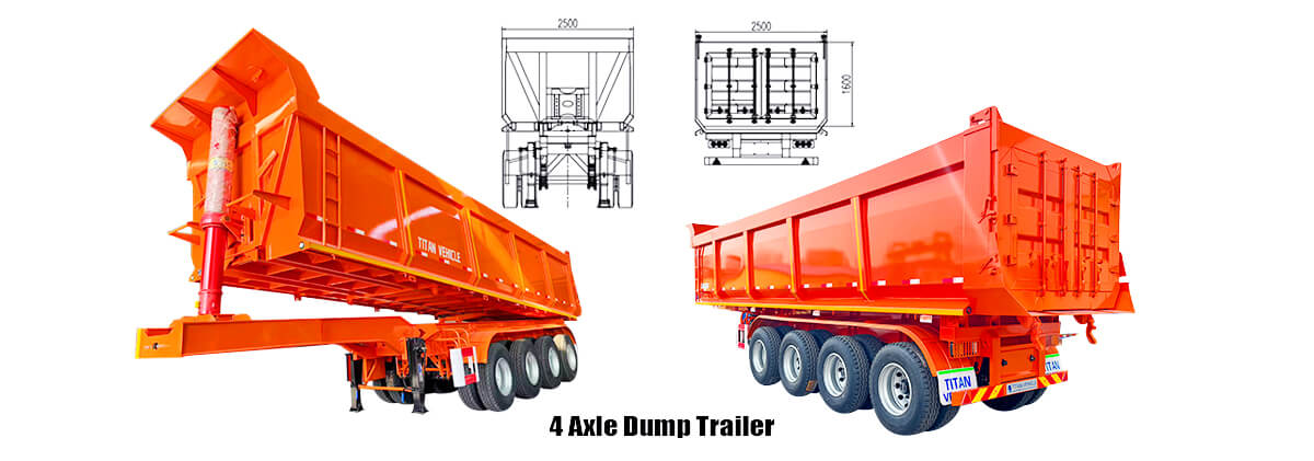 End Dump Trailer for Sale in Rwanda | Tipper Trailer for Sale in Rwanda
