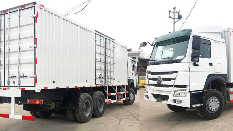 Cargo Box Truck | Howo 6x4 Cargo Truck Box for Sale in Rwanda
