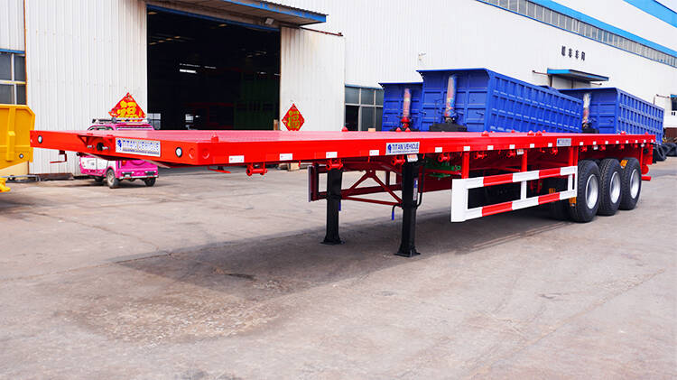 40 Ft 3 Axle Flat Bed Trailer for Sale Price in Rwanda