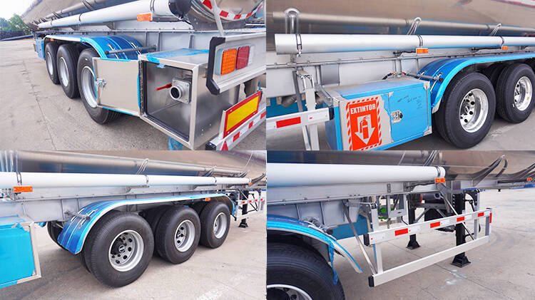 45000L Aluminum Semi Tanker Trailer for Sale Price in MICD Rwanda