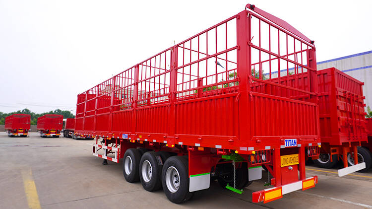 3 Axle Fence Trailer | Fence Cargo Trailer for Sale Cost in Rwanda