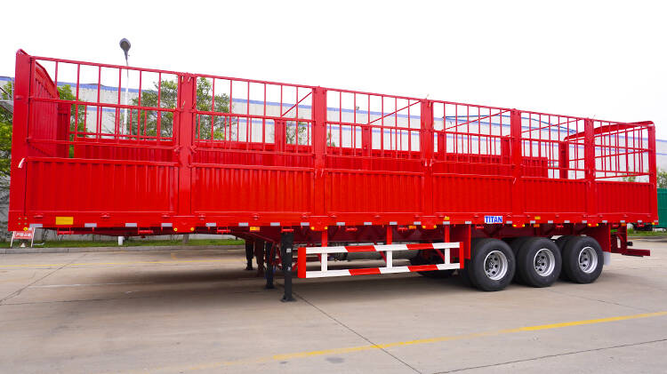 3 Axle Fence Trailer | Fence Cargo Trailer for Sale Cost in Rwanda