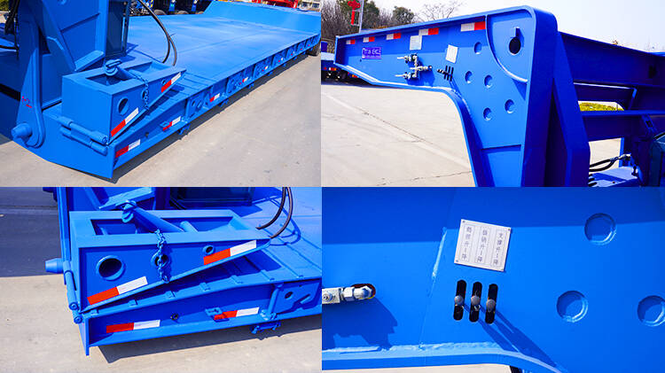 3 Axle 40ft Gooseneck Trailer for Sale in Kigali Rwanda