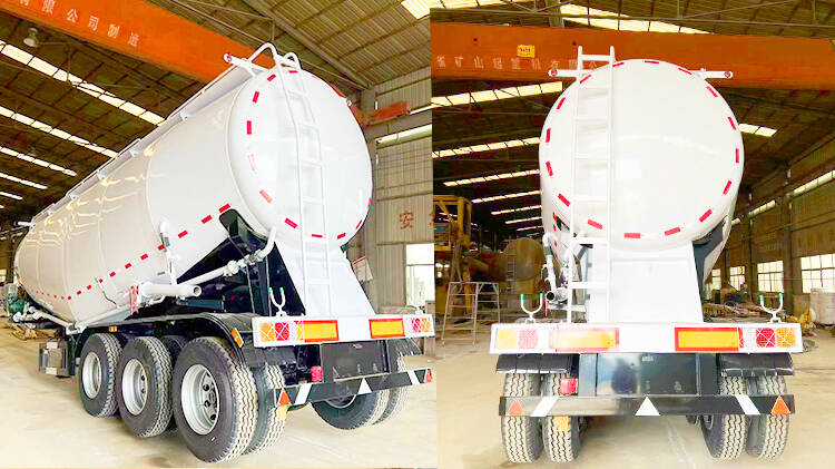 3 Axle Bulk Cement Tanker Trailer for Sale in Kigali Rwanda
