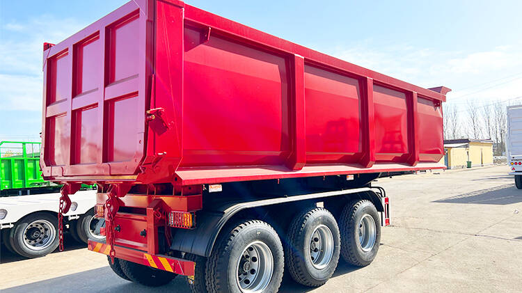 3 Axle Heavy Duty Dump Trailer for Sale Manufacture in Rwanda