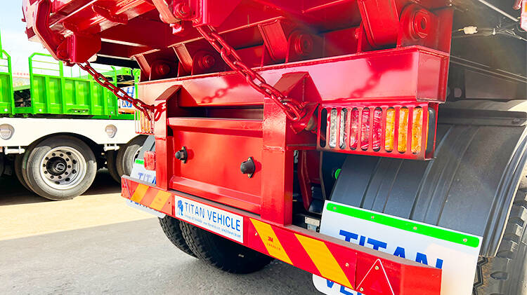 3 Axle Heavy Duty Dump Trailer for Sale Manufacture in Rwanda