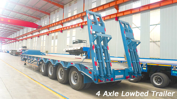 4 Axle Low Bed Truck for Sale Price in Kigali Rwanda