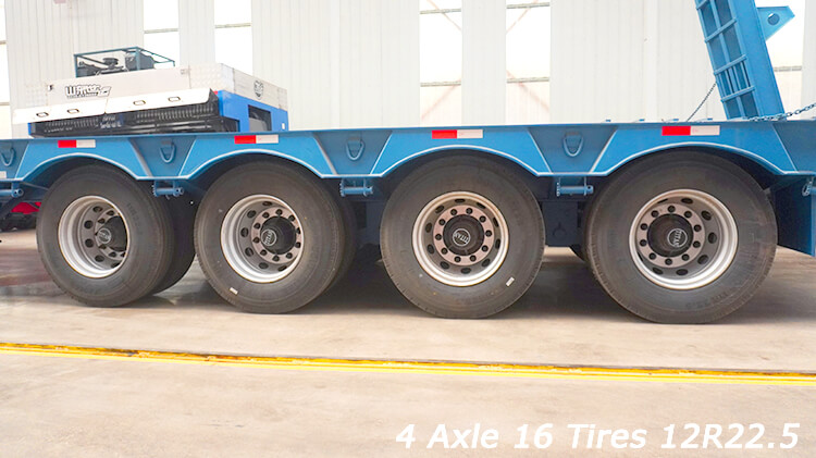 4 Axle Low Bed Truck for Sale Price in Kigali Rwanda