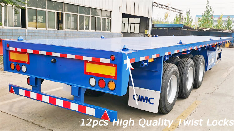 CIMC 40 Ft Flatbed Trailer for Sale in Rwanda | CIMC Vehicles