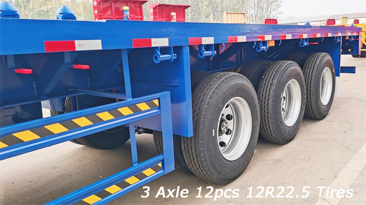 CIMC 40 Ft Flatbed Trailer for Sale in Rwanda | CIMC Vehicles