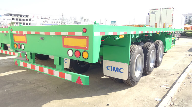 CIMC 3 Axle Flat Bed Trailer for Sale in Kigali Rwanda