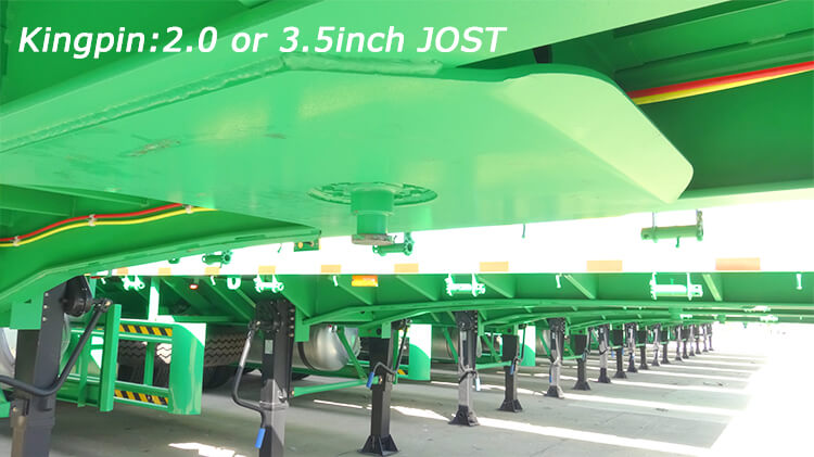 CIMC 3 Axle Flat Bed Trailer for Sale in Kigali Rwanda