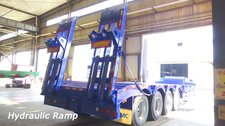 CIMC 4 Axle Low Bed Truck for Sale Price in Rwanda