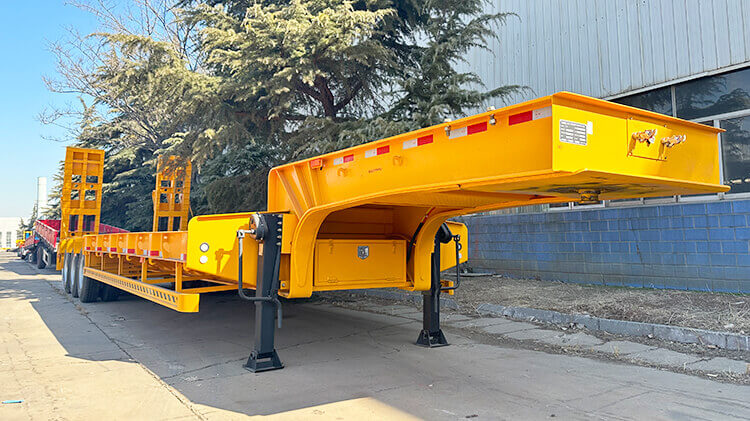 CIMC 3 Axle 80ton Low Bed Trailer for Sale Price in MICD Rwanda