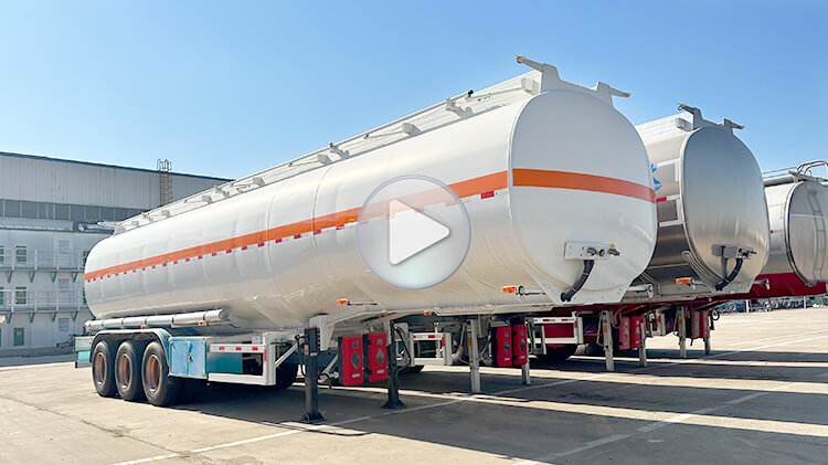 CIMC 45000 Liters Petrol Tanker Trailer for Sale in Kigali Rwanda