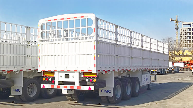 CIMC 3 Axle Fence Cargo Trailer for Sale in Rwanda