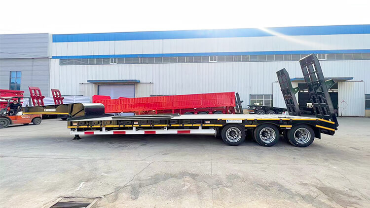3 Axle Semi Low Bed Trailer for Sale in Rwanda