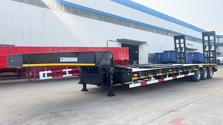 3 Axle Semi Low Bed Trailer for Sale in Rwanda