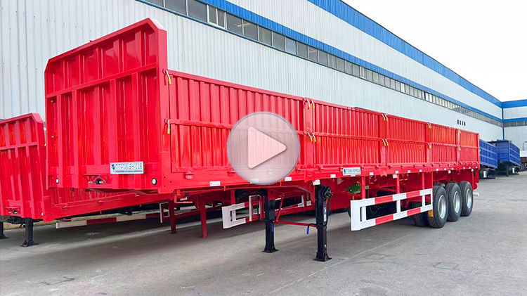3 Axle 60ton Dropside Trailers for Sale in Kigali Rwanda