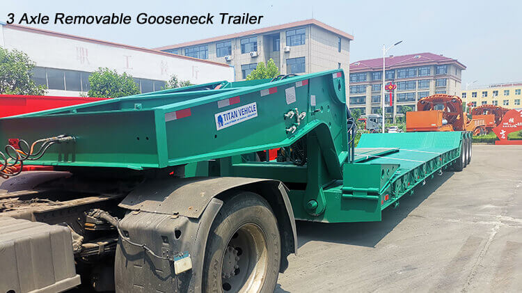 3 Axle Truck Lowboy Trailer for Sale Price in Rwanda