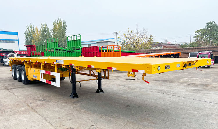Semi Flatbed Trailer | 40 Feet Flatbed Trailer for Sale in Rwanda