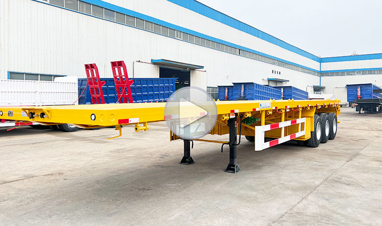 Semi Flatbed Trailer | 40 Feet Flatbed Trailer for Sale in Rwanda