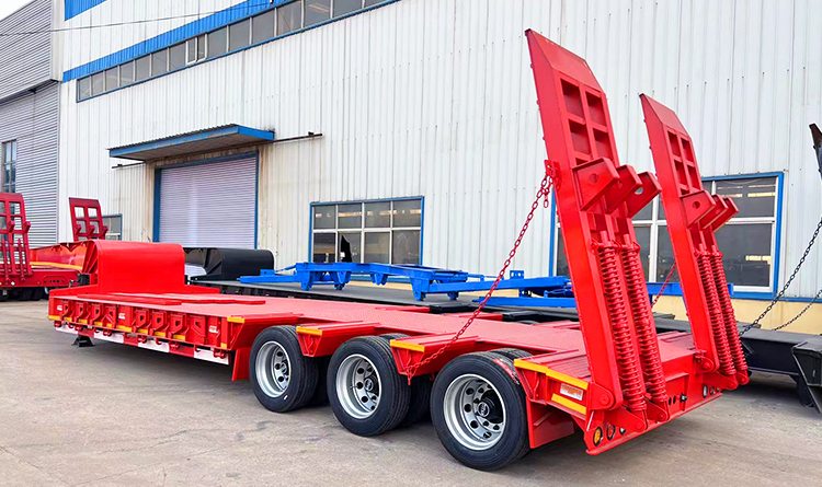 60 Ton 3 Axle Lowbed Trailer for Sale in MICD Rwanda
