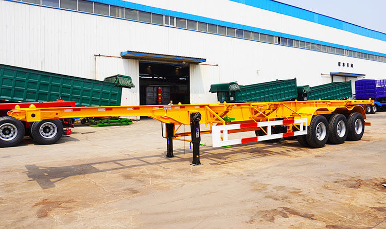 40 Ft Skeletal Semi Trailer | 3 Axle Skeletal Trailer for Sale in Rwanda