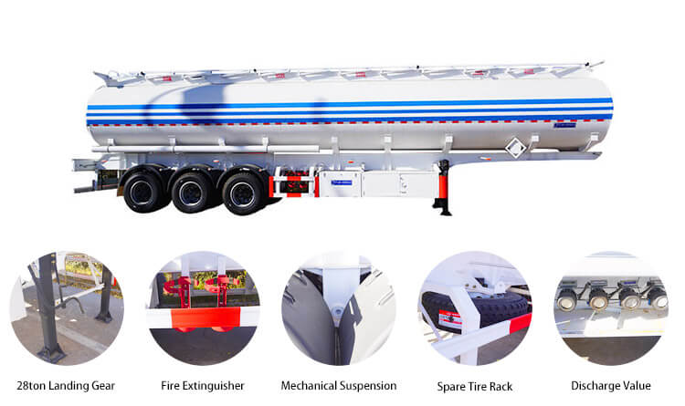 3 Axle Fuel Tank Trailer | Fuel Tanker Trailer for Sale in Rwanda