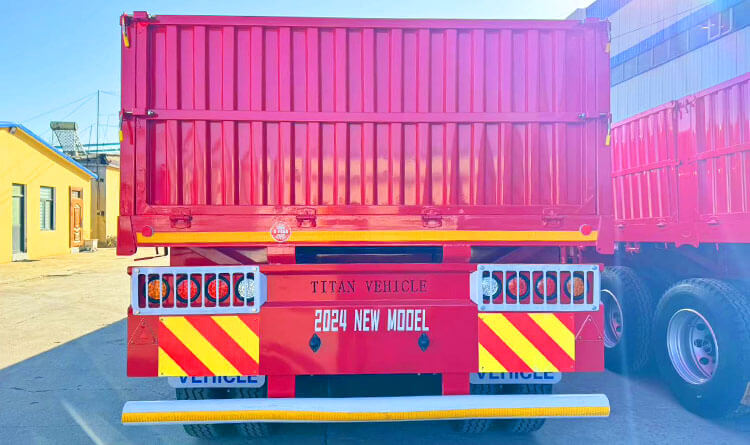 3 Axle Side Wall Trailer | Side Wall Semi Trailer for Sale in Rwanda
