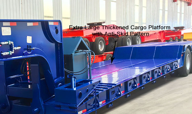 Lowboy Truck Trailer | Lowboy Tractor Trailer for Sale in Rwanda