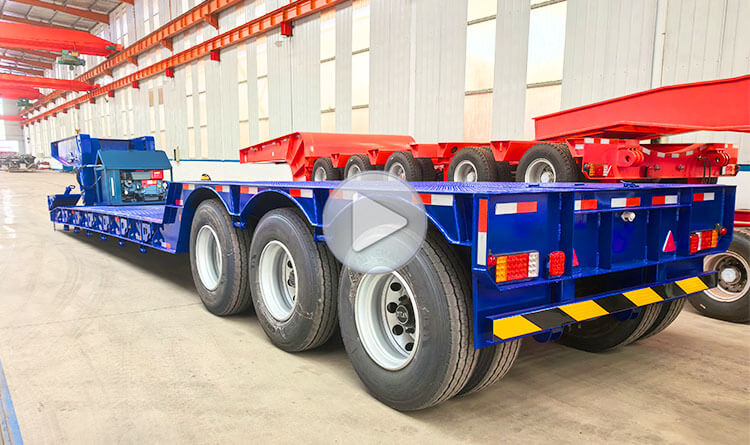 Lowboy Truck Trailer | Lowboy Tractor Trailer for Sale in Rwanda