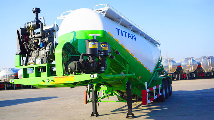 3 Axle Cement Tank Truck | Cement Bulker Truck for Sale in Rwanda