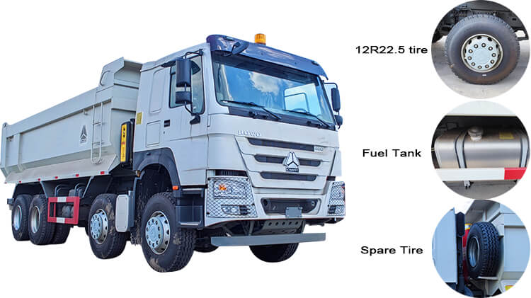 U-Shape Howo Dump Truck Price in Rwanda