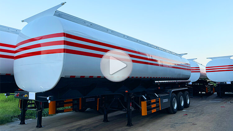 40000 liters Fuel Tanker Trailer for Sale in Rwanda