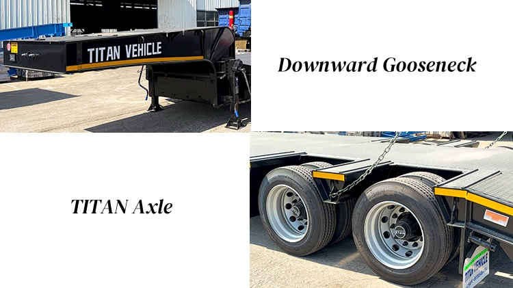 2 Line 4 Axle Low Loader Trailer for Sale in Rwanda