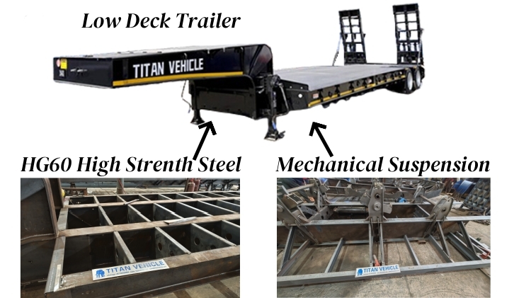 2 Line 4 Axle Low Loader Trailer for Sale in Rwanda
